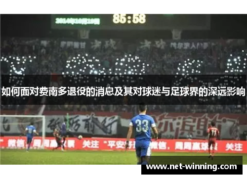如何面对费南多退役的消息及其对球迷与足球界的深远影响 如何面对费南多退役的消息及其对球迷与足球界的深远影响